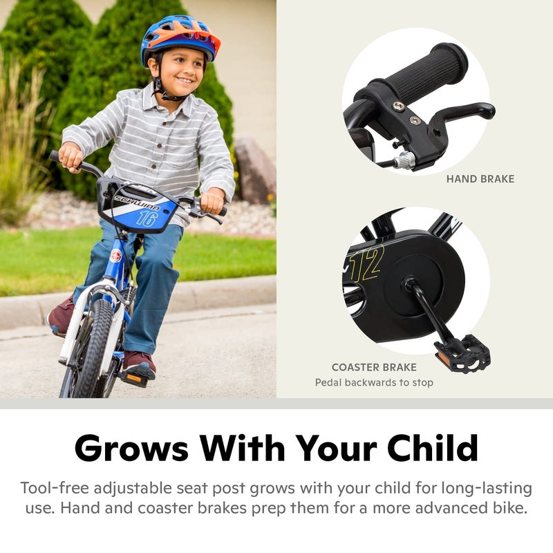 SCHWINN دراجة شوان إلم وكوين أو دراجة توازن، 12-18 بوصة للأطفال من عمر 2-13 سنة، أسود، أزرق، أحمر، تركوازي، وردي أو بنفسجي، تصميم ذكي مريح، مقعد قابل للتعديل ينمو مع الطفل، دراجة تدريب - Image 4